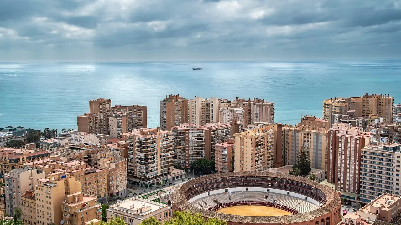 Bloques de viviendas en una ciudad española